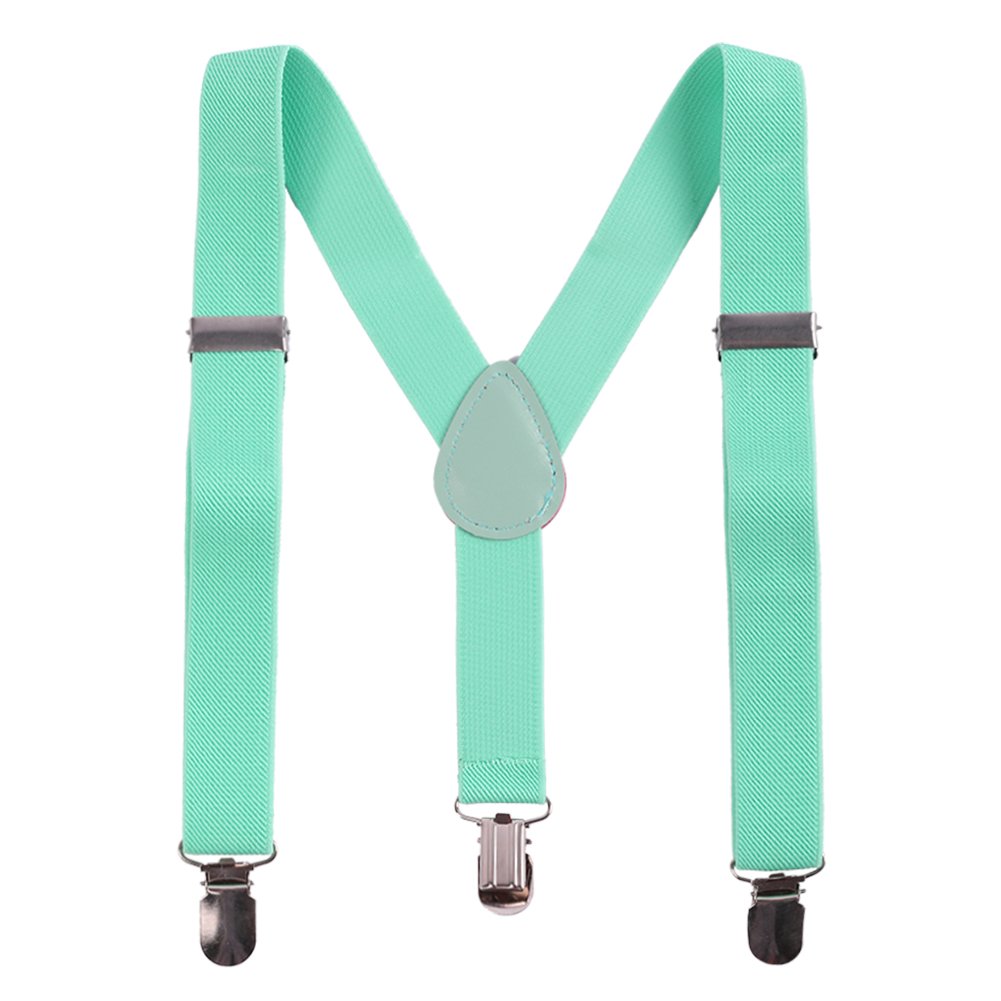 OBEEII Baby Boy Suspenders Bowtie Set Cake Smash Adjustable Braces Y Back with Clips Casual Formal