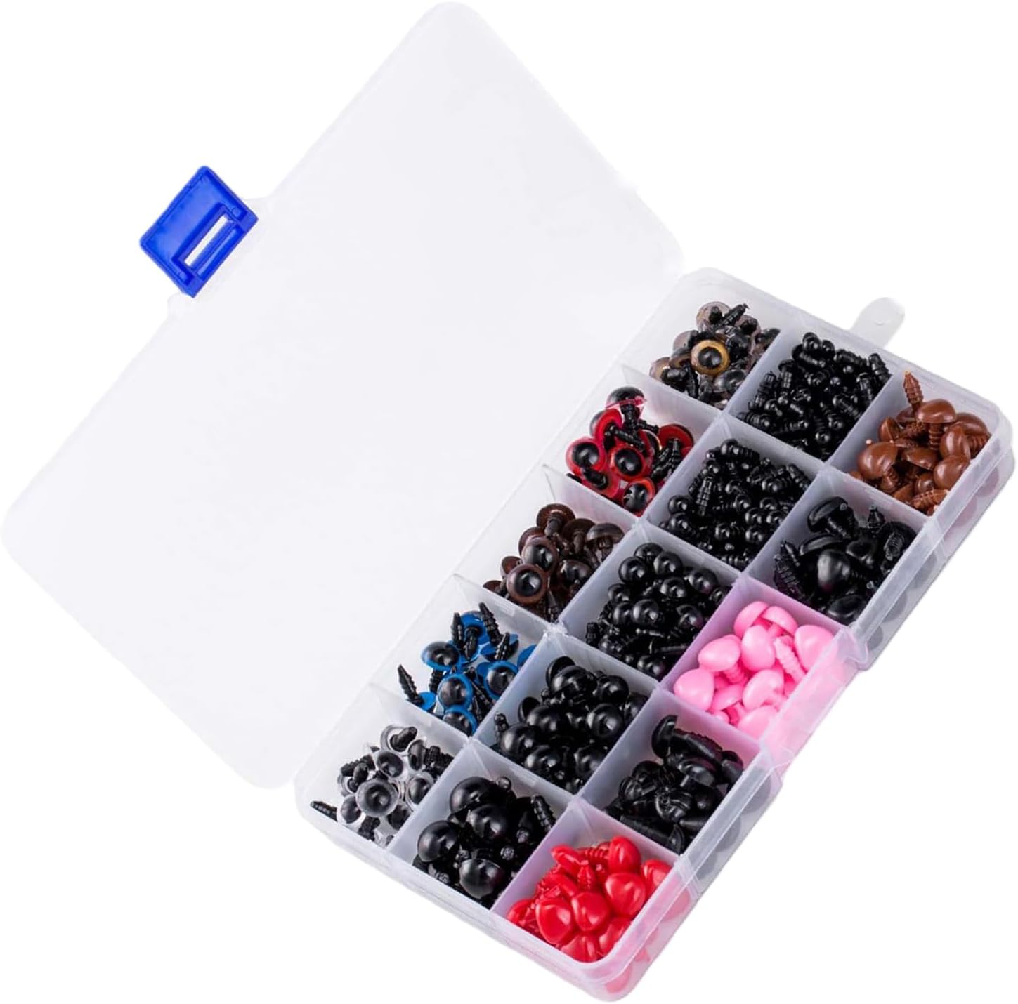 Pack of 752 Sturdy Craft Eyes and Screws Set for Various Applications Easy Assemble Eyes