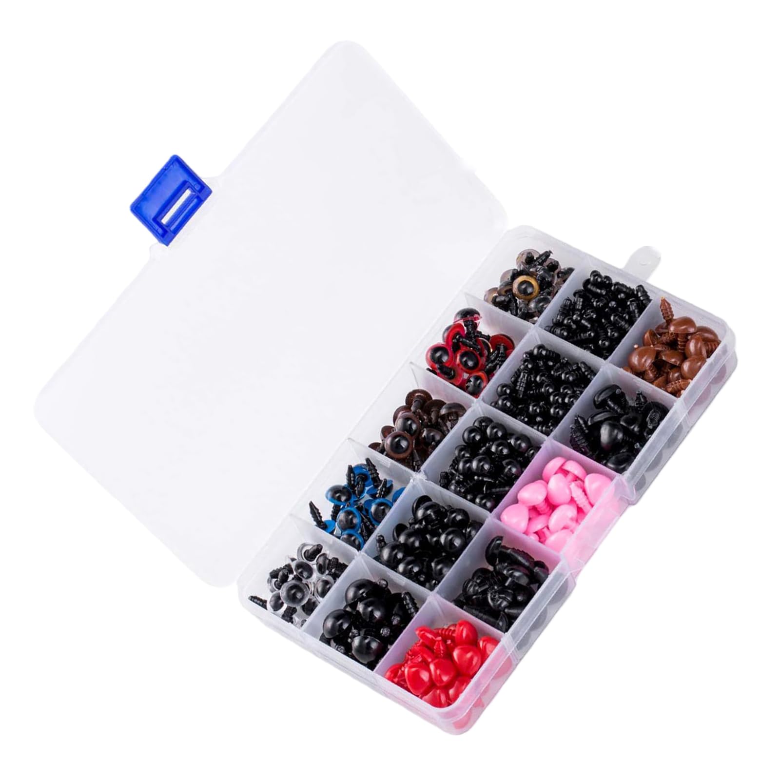 Piceioep Of 752 Sturdy Craft Eyes and Screws Set for Various Applications Doll Eyes Craft