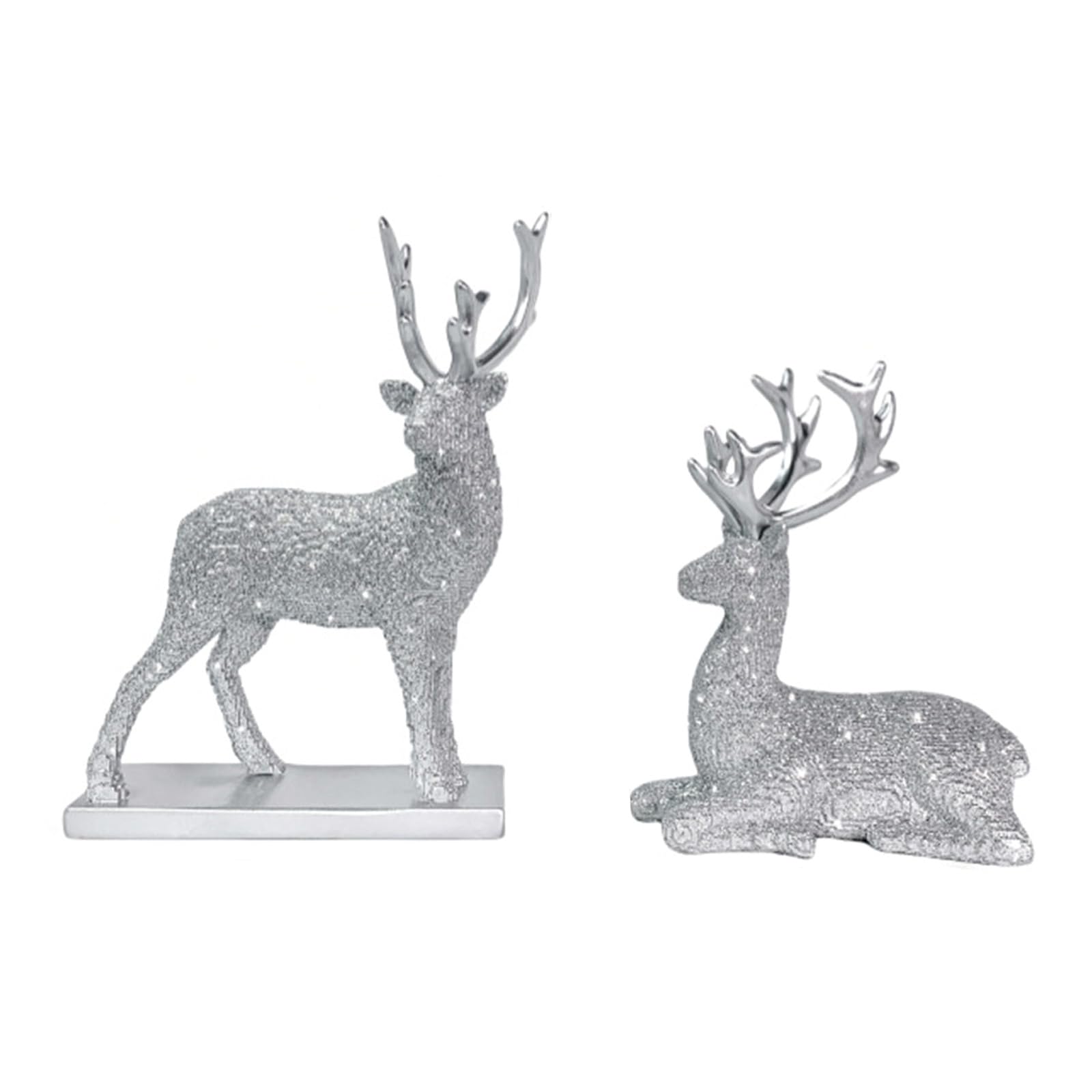 Tsophreniq Stylish Synthetic Resin Figurine with Finish Enhances Christmas Atmospheres Space Festival Desktop Centerpieces