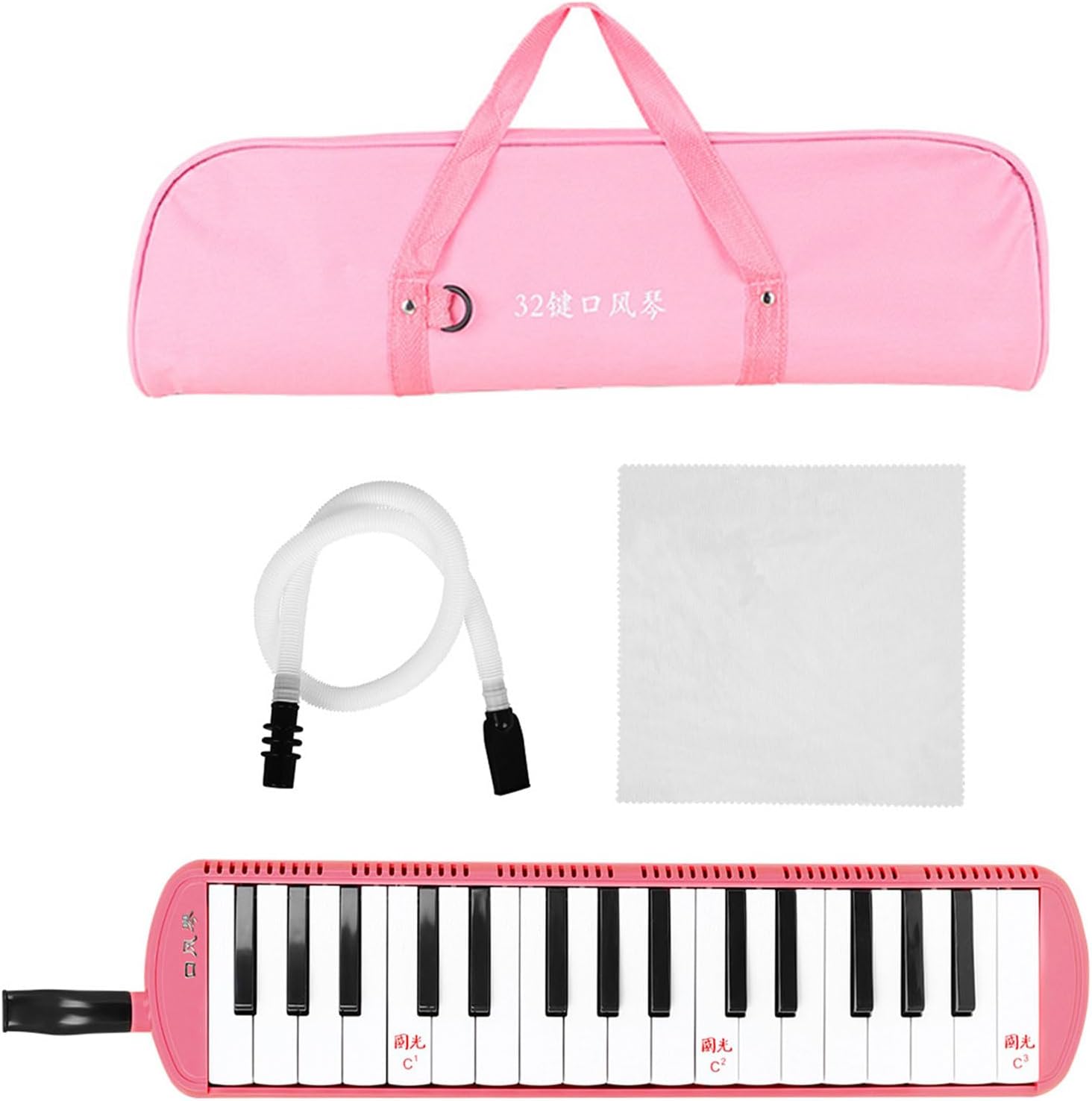Soprano Air Piano Keyboard 32 Keys with Long Tubes 32 Key Melodica Air Piano ABS Texture Suitable for Musicians
