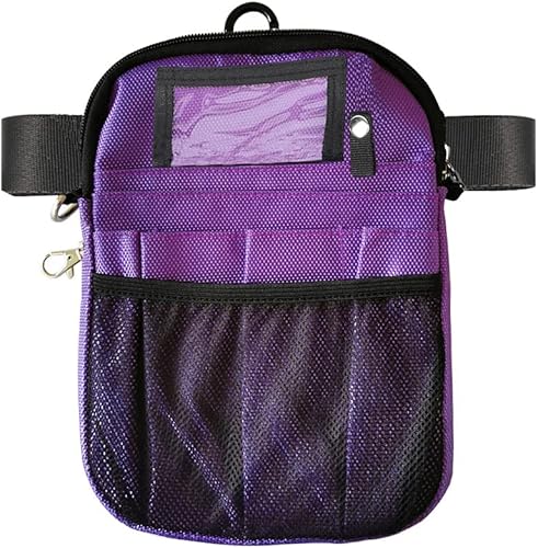 Miniatura 7 de Cinturón organizador de enfermera de 2 caras -12 bolsillos para cintura bolsa de bolsa para tijeras médicas kit herramienta