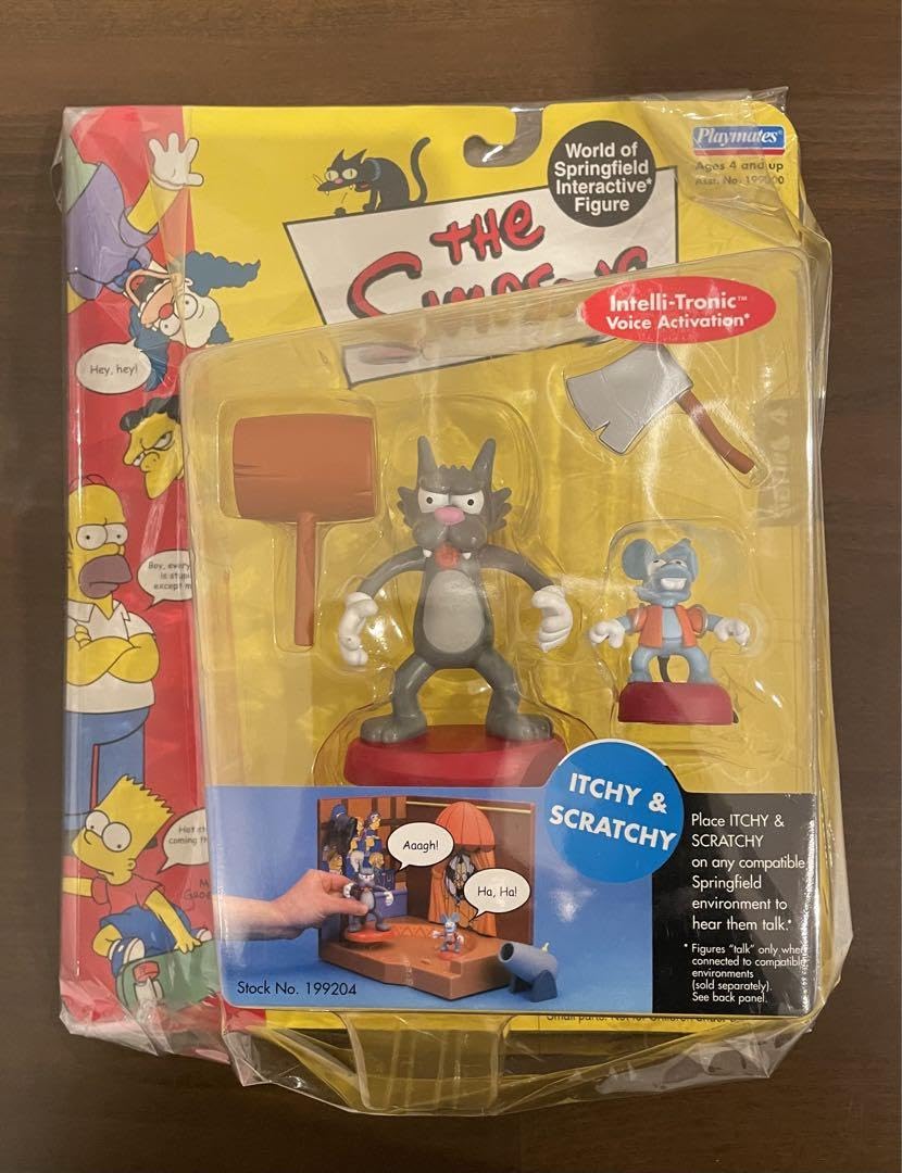 Amazon.co.jp: ザシンプソンズ イッチー スクラッチ Simpsons