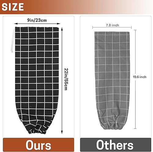 Miniatura 2 de SWISSELITE - 2 organizadores con soporte para bolsas de plástico grandes para montaje en pared, dispensador de almacenamiento, 22 x 9 pulgadas