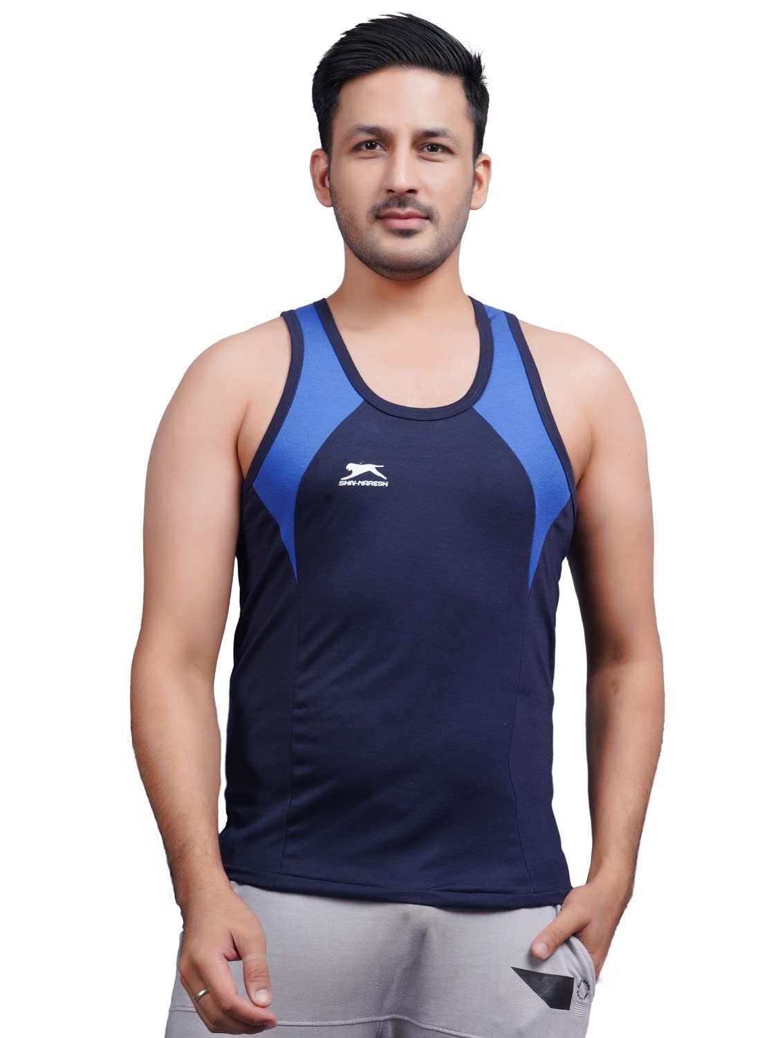 stc Shiv-Naresh Men's Regular Fit Vest_Navy Royal_46-picture-12