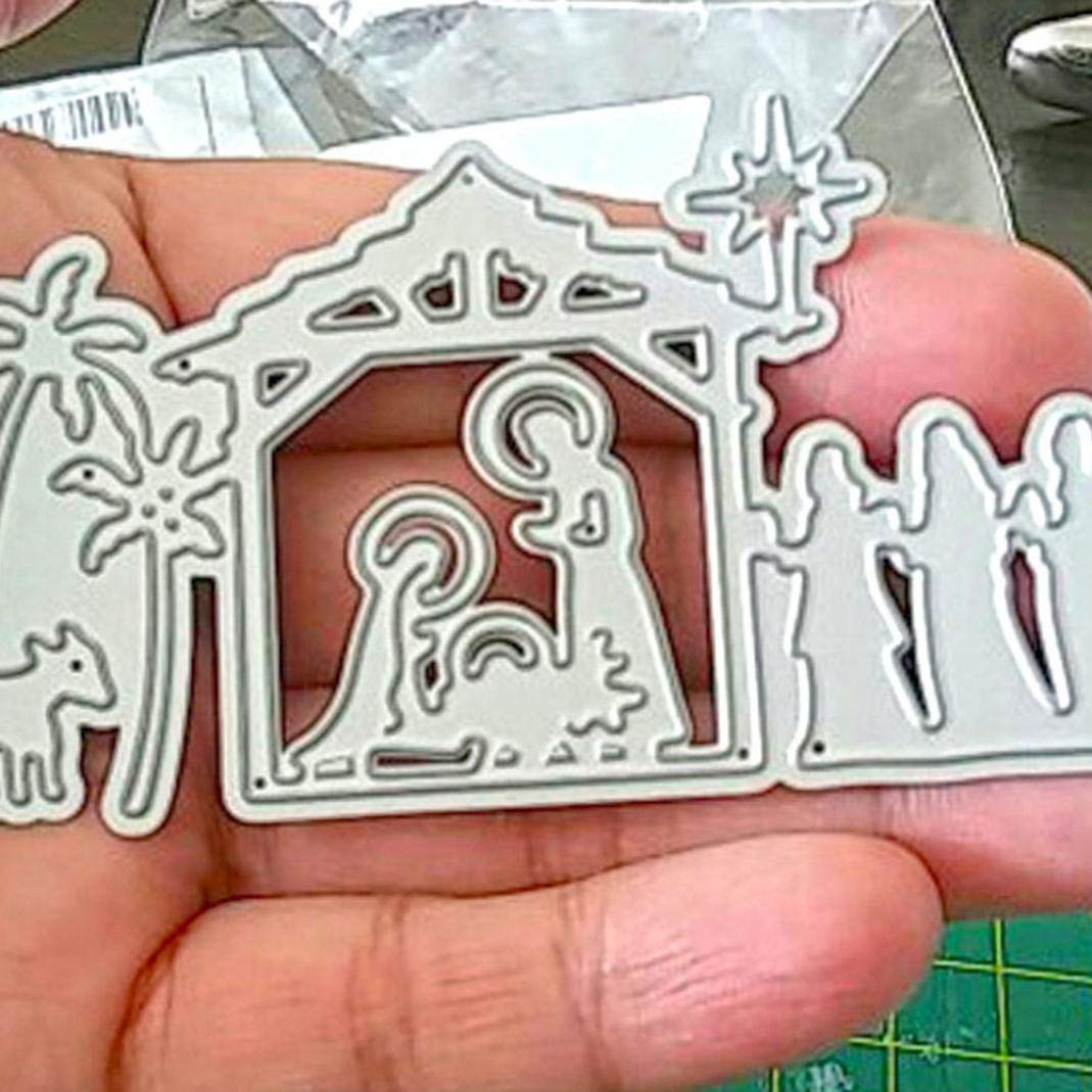 Fustelle Metalliche Per Scrapbooking, Set Stampo A Forma Di Libri, Per Biglietti E Decorazioni Fai Da Te, Acciaio Al Carbonio - 3