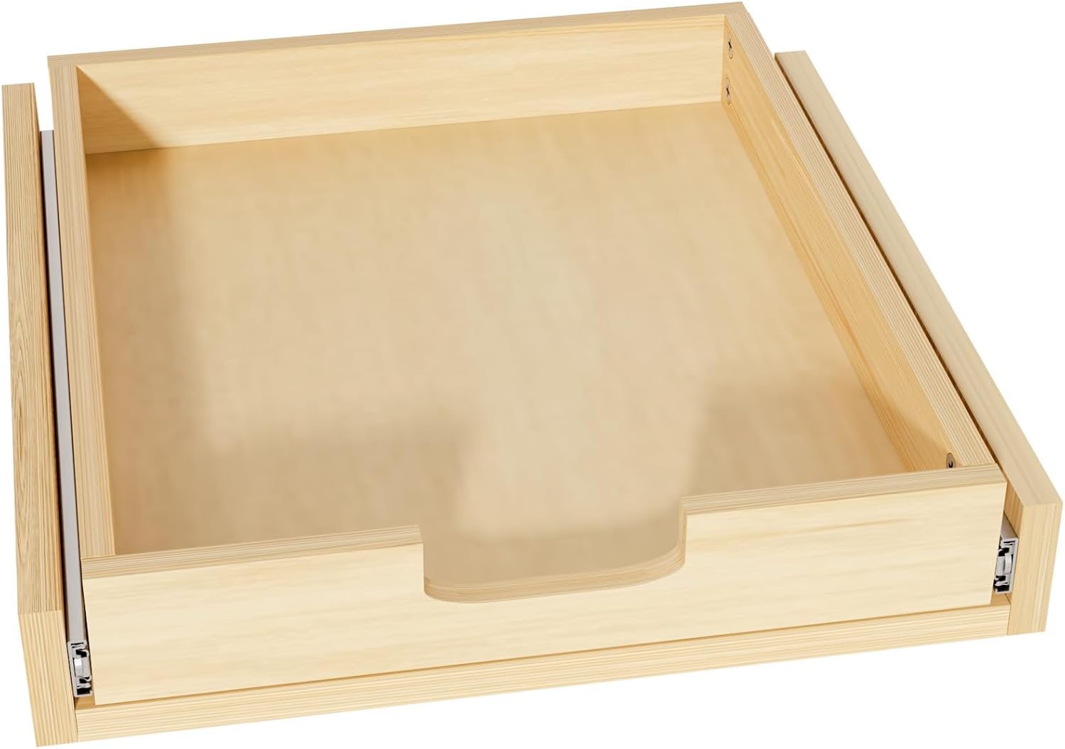 Pullout Cabinet Organizer, 23''W×21''D×3''H Slide Out Shelves for Kitchen Cabinets, Pull out Drawers for Kitchen Cabinets, Pantry, Bathroom, & Storage Organization 23''W×21''D×3''H Single Layer