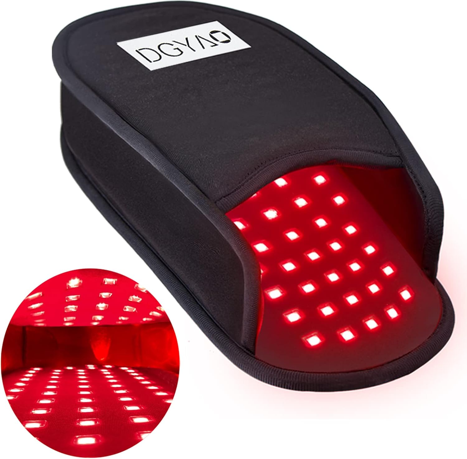 Upgraded Red Infrared Light Therapy for Feet Pain Relief FDA Cleared LED Light Therapy Slipper Device for Foot Toes Instep Heel Home Use (PS-HJ1)