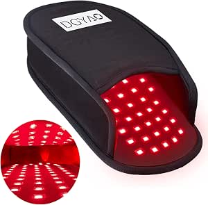 Upgraded Red Infrared Light Therapy Slipper for Foot Pain Relief - FDA Cleared LED Device for Home Use