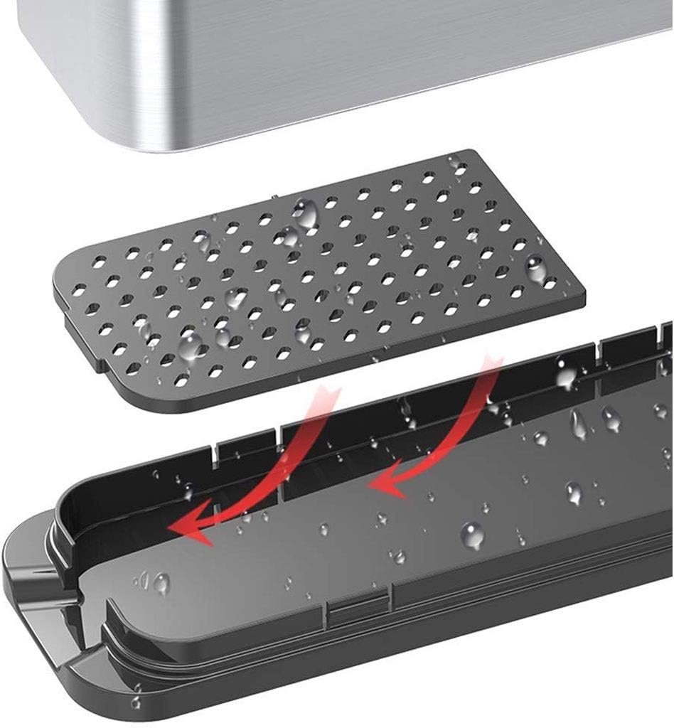 Stainless Steel Kitchen Knife Storage Rack - Chopsticks Knife and Fork Box Drain Tableware Storage Rack Knife Holder