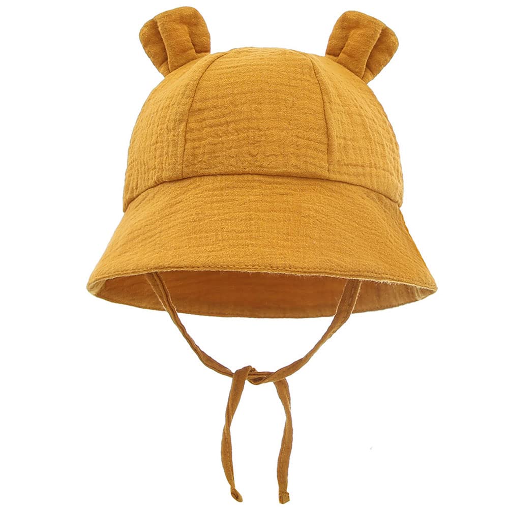 Bambino Cappello da Sole Carino Berretto in Cotone Protezione Solare Cappellino Berretto da Pescatore da Spiaggia Bucket Hat