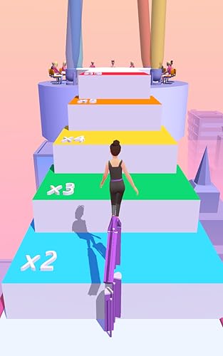 Girl Runner on Heels