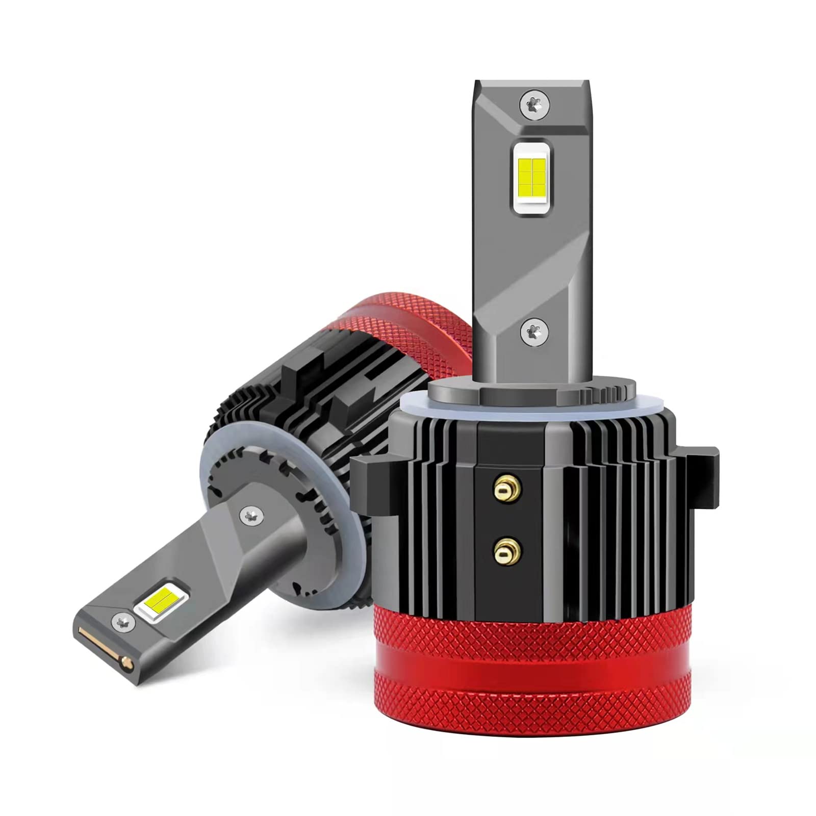 Bombillas LED H7 Para Faros Delanteros, 4500 Lúmenes, Kit De Conversión De Faros LED 400% Más Brillantes, 6000 K, Instalación De 10 Minutos, Reemplazo De Halógeno, Paquete De 2