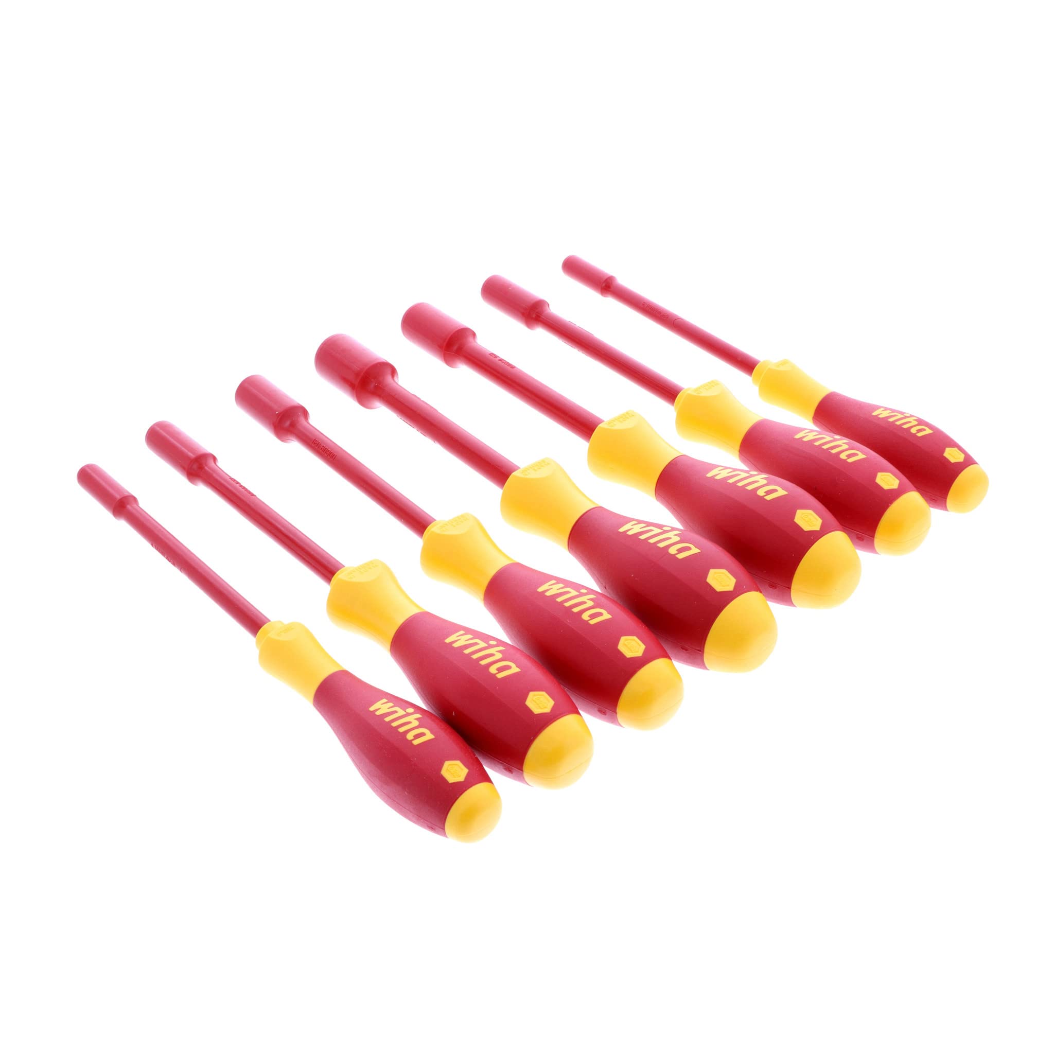 Juego de destornilladores de tuerca aislados que incluye: 3/16 "– 1/2" 7 Piezas