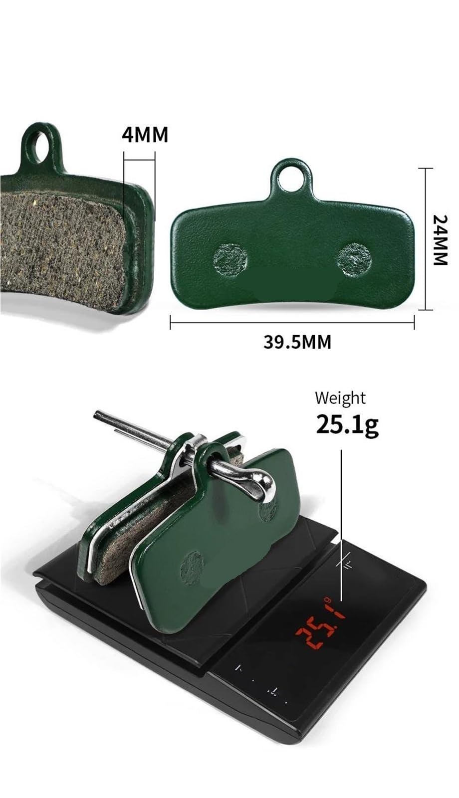 Pastillas de freno de disco para MTB para SHIMANO D02S N03A, cermicas hidrulicas (6 pares)