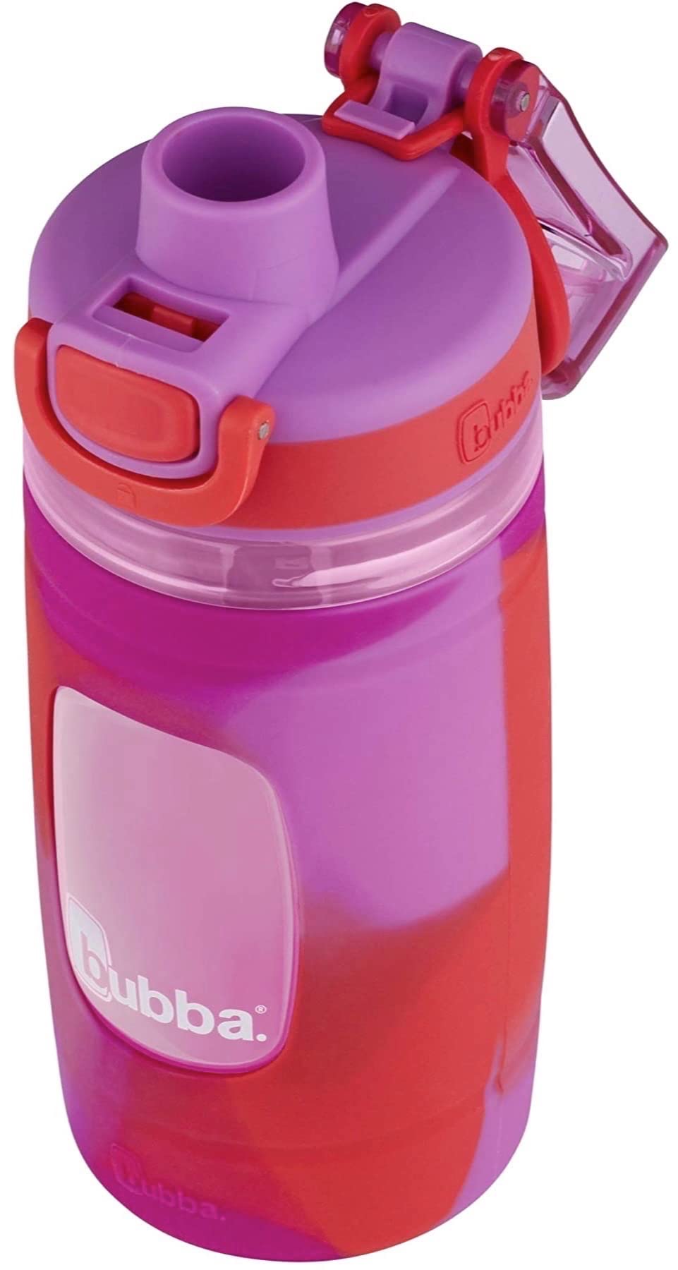 bubba Flo Kids Water Bottle, 16oz, Mized Berry with Watermelon & Wild Berry Color Wash