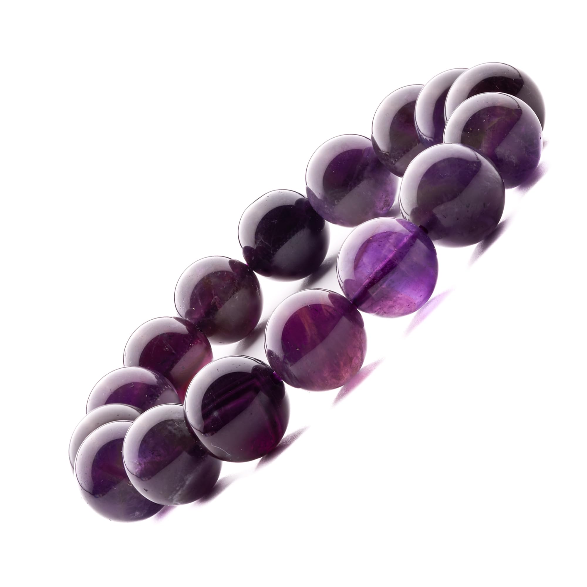 Plus Value Amethyst Bracelet For Students Education Memory, Concentration Reiki Healing Crystal Products for Men Women Boys and Girls (Beads Size: 12mm, Jute Bag) (B083NZJGYJ) Amazon Price History, Amazon Price Tracker
