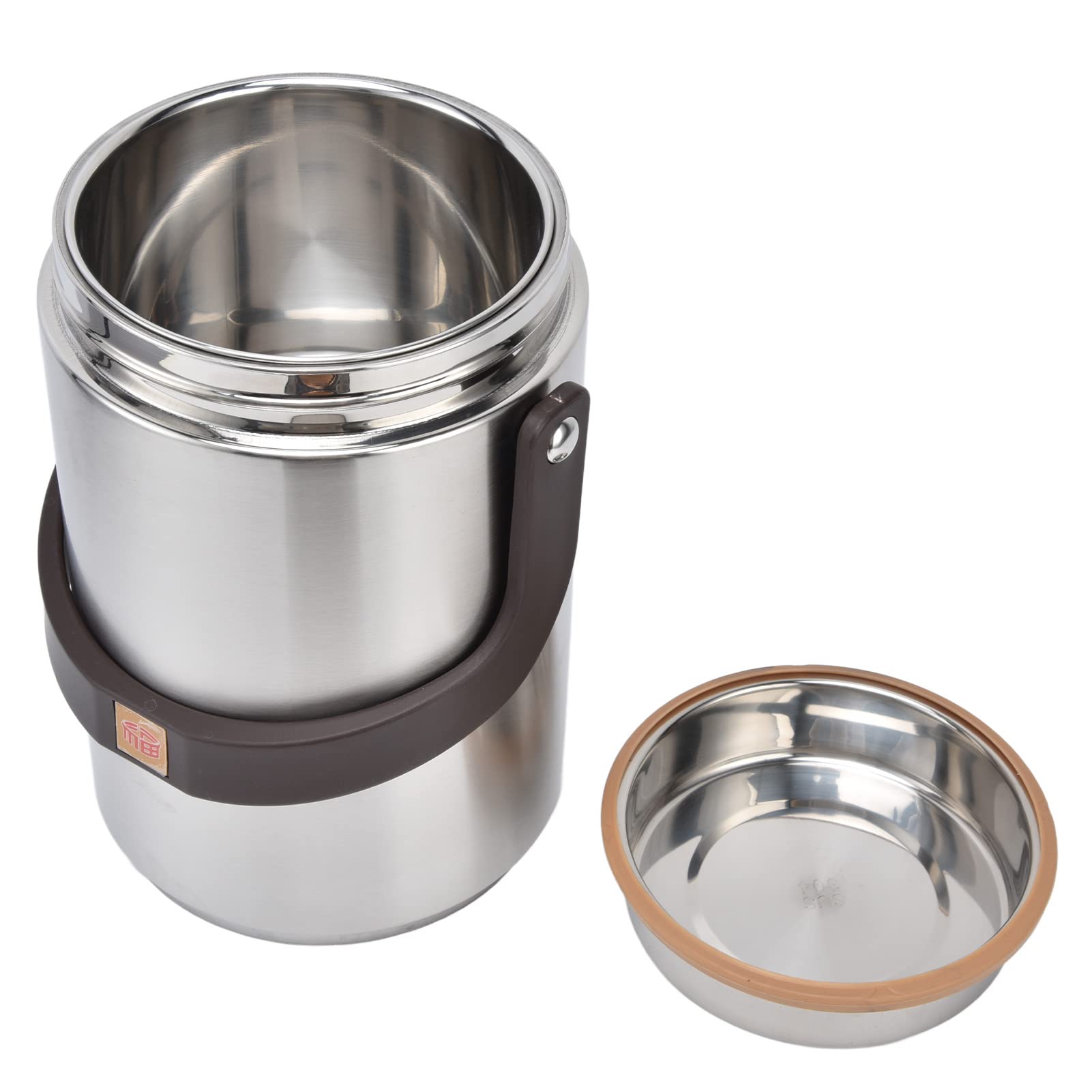 2300 ml isolierte Lunchbehälter, Thermobehälter für warme Speisen, isolierter Lebensmittelbehälter aus Edelstahl für Arbeit, Reisen, Picknicks und Outdoor-Abenteuer