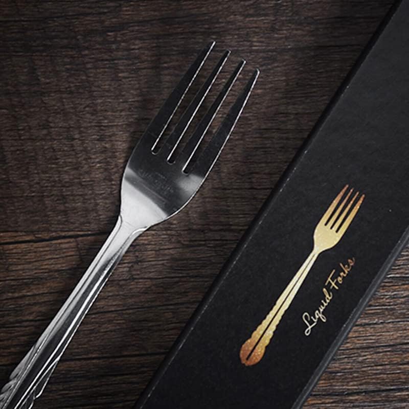 Liquid Forks Magic Tricks 10 Metal Forks Bending Magic Prop for Professional Magician Close up Street Gimmicks Illusions Mentalism