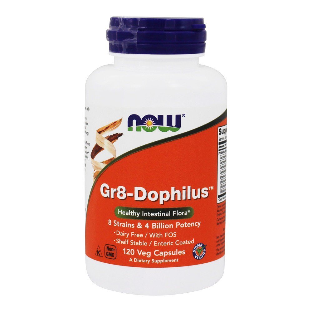 NOW Foods Gr 8 Dophilus - Enteric Coated, 120 Vcaps