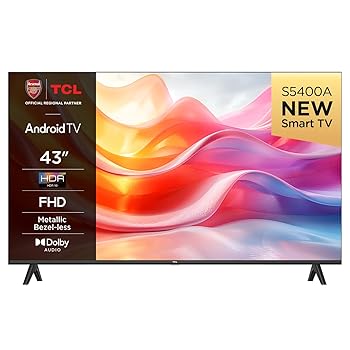 TCL 43S5400AK 43-inch HDR FHD Smart TV Powered by Android TV