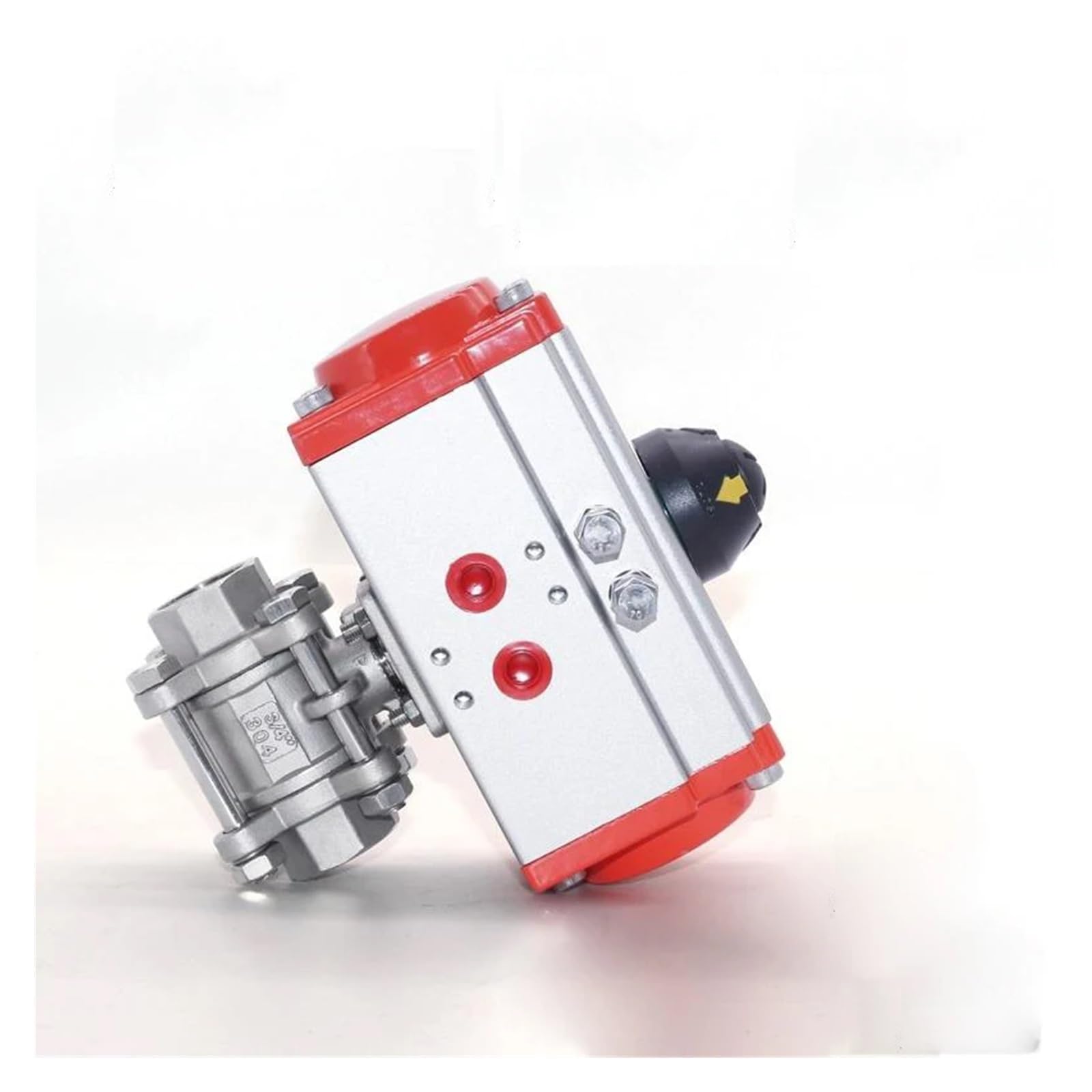 TPKMVGAP 3/4" Three Piece High Platform Pneumatic Ball Valve 304 Stainless steel Q611F-16P(Single)