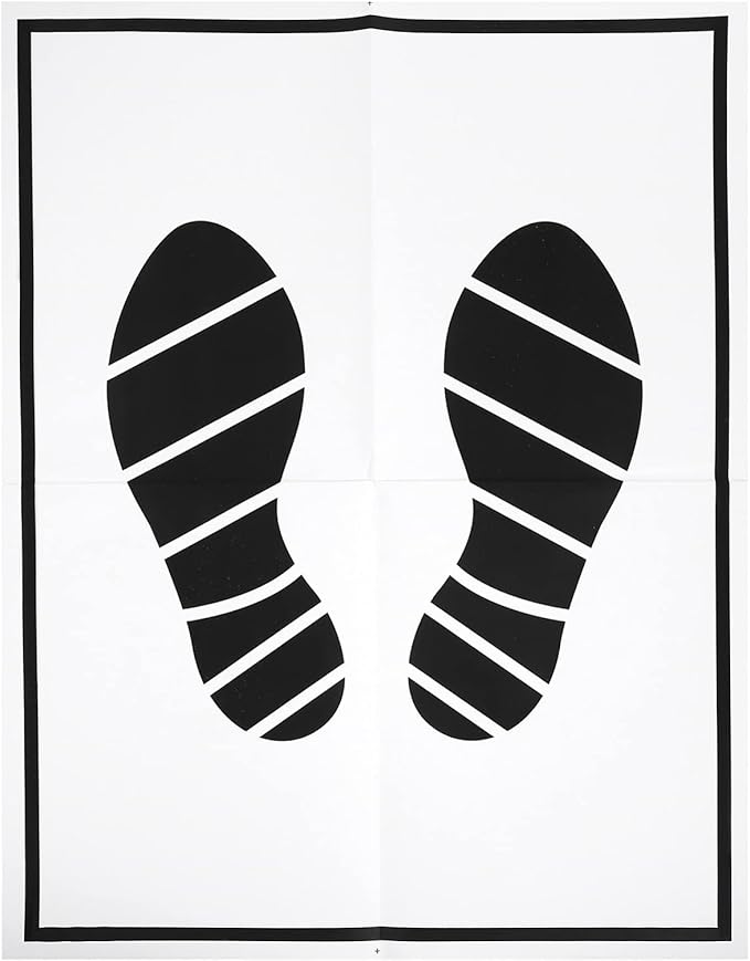 50Pcs Automotive Floor Mats Car Carpet Paper Mats Disposable Floor Mats Premium Car Paper Floor