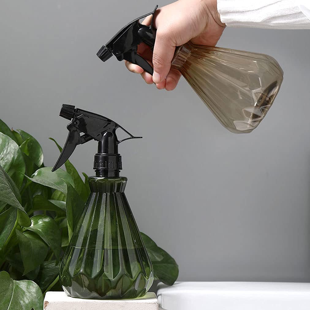 Pflanzen Sie Mister Spray Flasche, 2 Packung 500 ml Kunststoff Sprühflasche für Innenpflanze und Hausreinigung Auto Waschen, feine Nebel Leere Sprühflasche (Color : C)