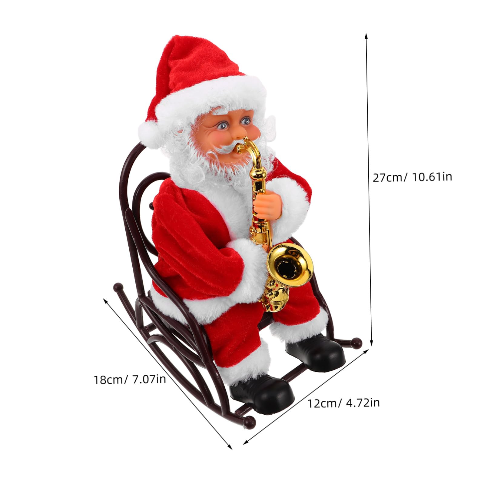 Papá Noel para Muñeco De Papá Noel Regalo De Fiesta Juguete Navideño De Juguetes Divertidos para Navidad De Dibujos Animados Navideño
