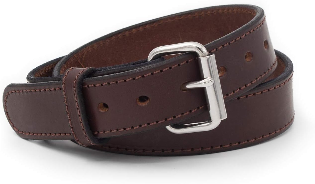 Ultimate Gun Belt for Men | Made in USA | CCW EDC Leather Gun Belt | Tactical Gun Belt for Holsters | No Sag Gunbelts