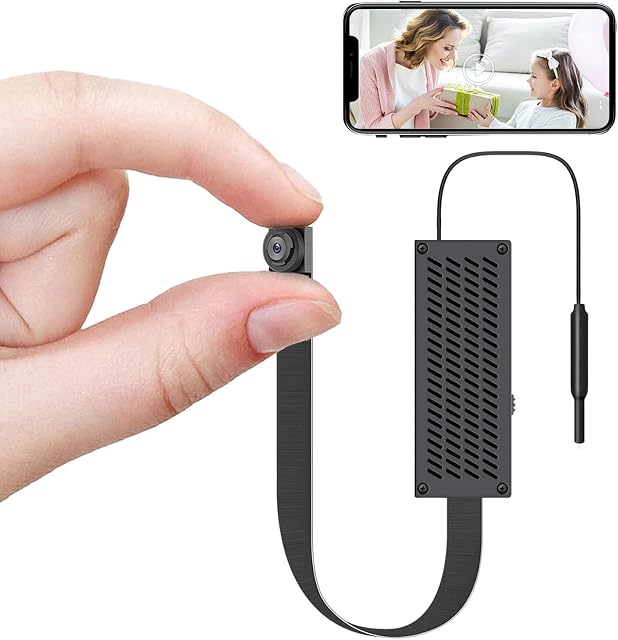 ZUNHAI Mini Spy Camera, 4K/1080P HD Hidden Camera Security Camera DIY Wireless Smallest Security Camera Surveillance Camera with Motion Detection for Home, Car, Drone, Office