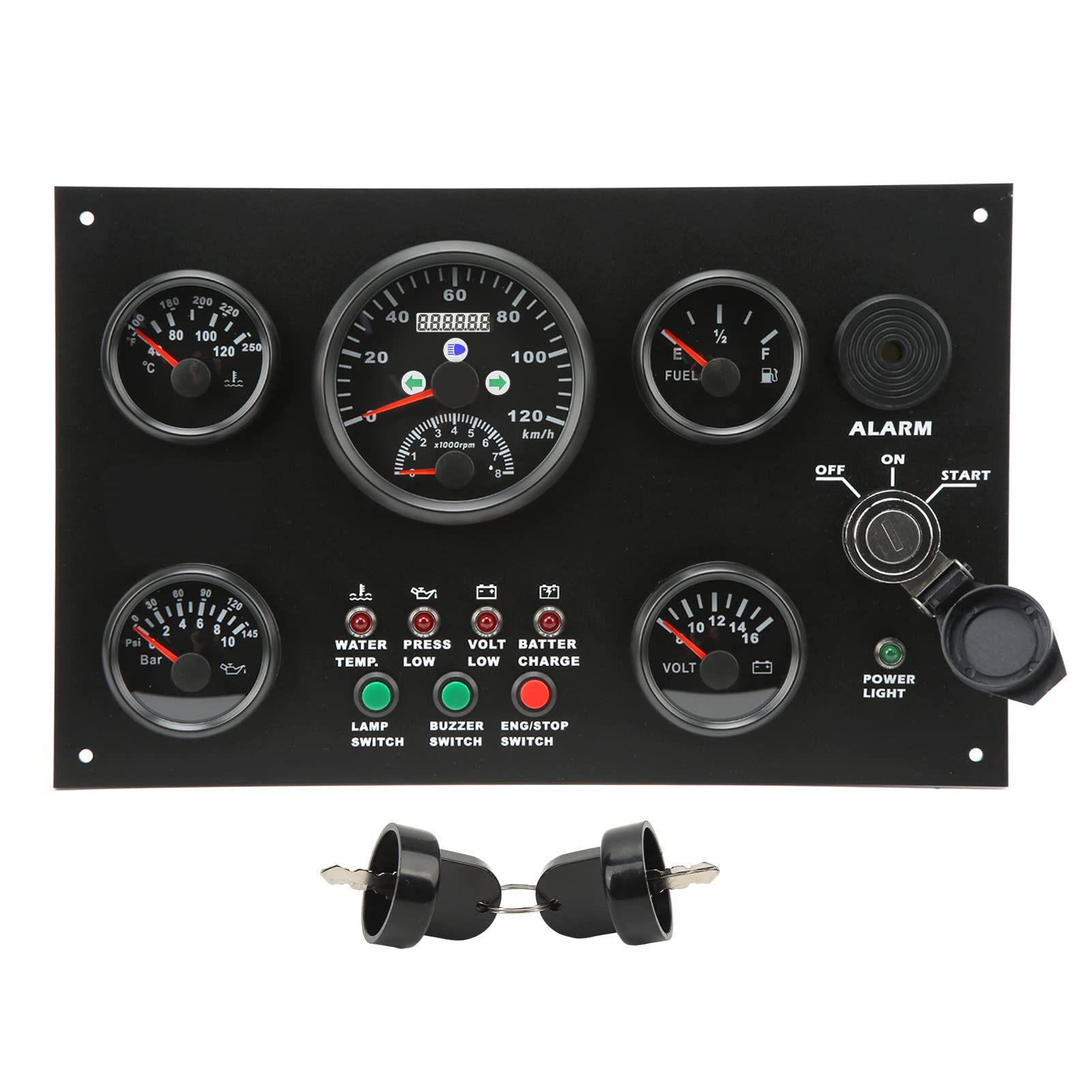 Ensemble de Jauges Marines, Compteur de Vitesse, Niveau de