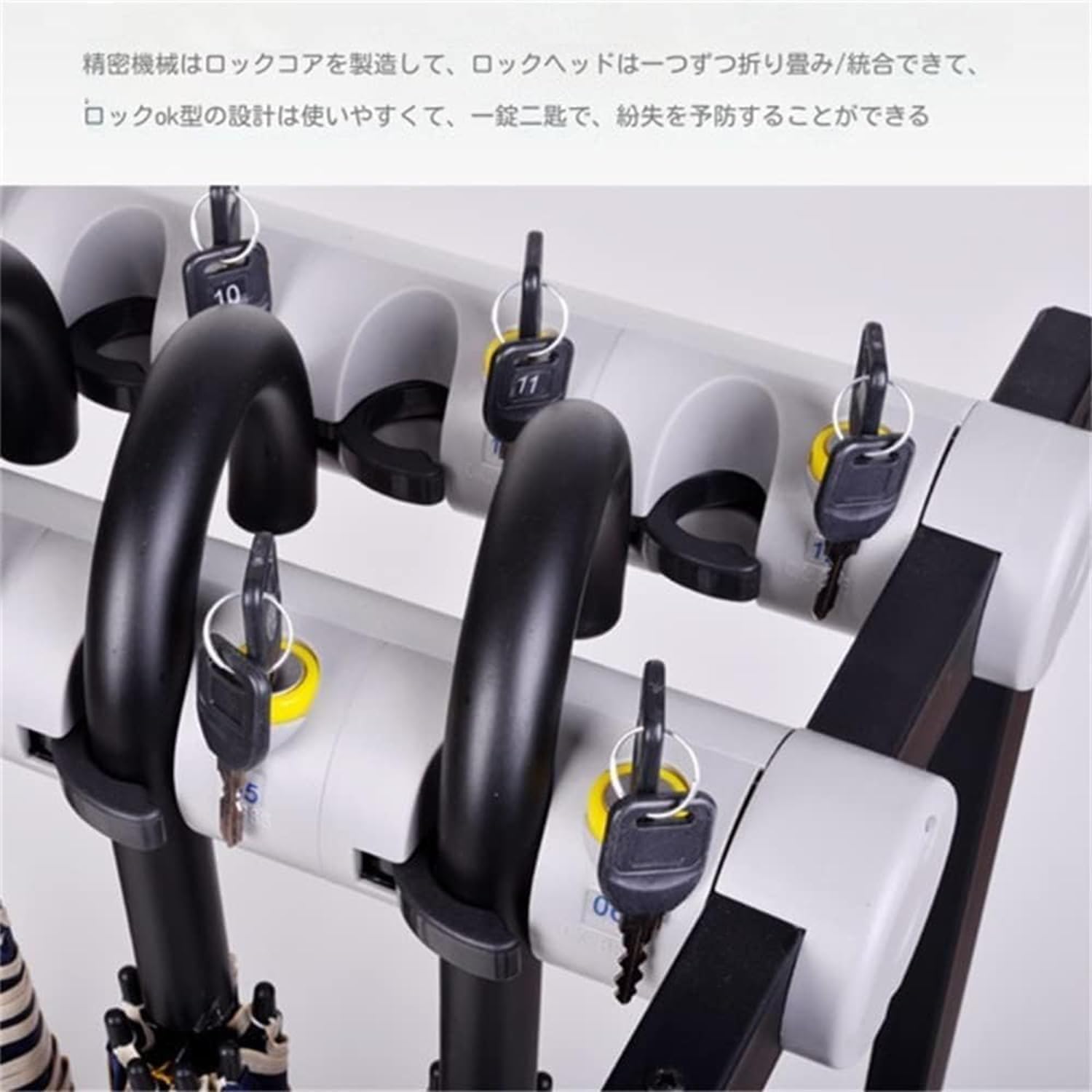 スリム傘立て - 安定性抜群、着脱式水受け皿、折り畳み傘用フック Amazon｜傘立て 高87cm傘入れ スリム 業務用 安定 傘収納 着脱式