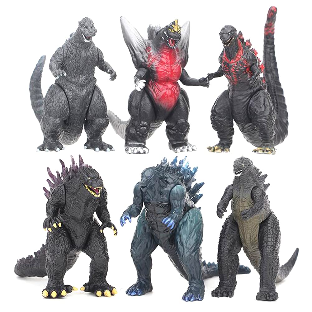 Amazon.co.jp: 【6pcs】怪獣模型 モンスターモデル 映画の怪物 怪獣の