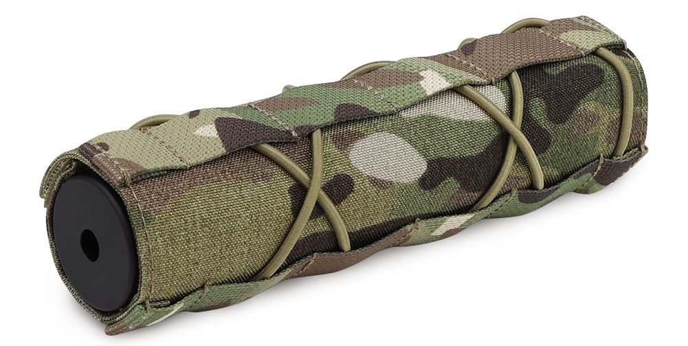 KRYDEX Tactical Airsoft Suppressor Cover 7 inch/18cm