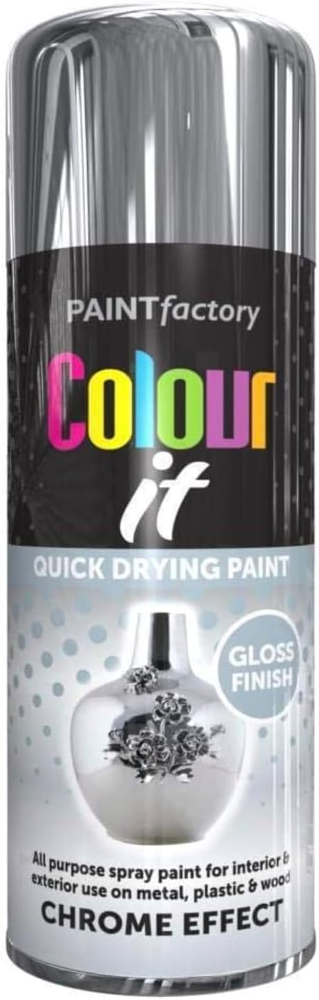 Chrome Effects Spray Paint Gloss Metal Wood Plastic 400 ml