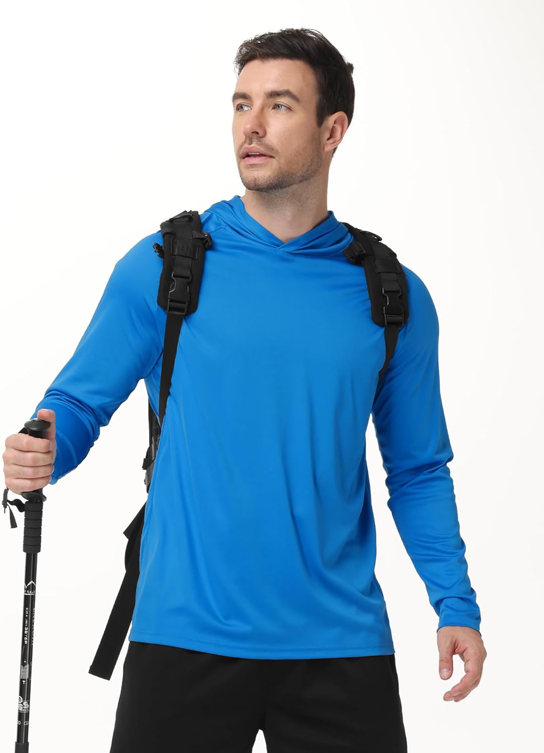 GEEK LIGHTING 3 Packs UPF 50+ Hooded Shirts Sun Protection Hoodie for Hiking Running Fishing Swim Rash Guard - Image 6