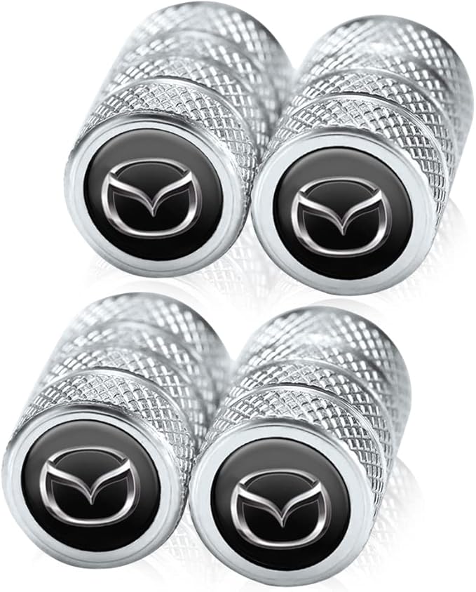 4PCS Car Tire Valve Caps for Mazda CX5 CX7 CX8 M6 MX5
