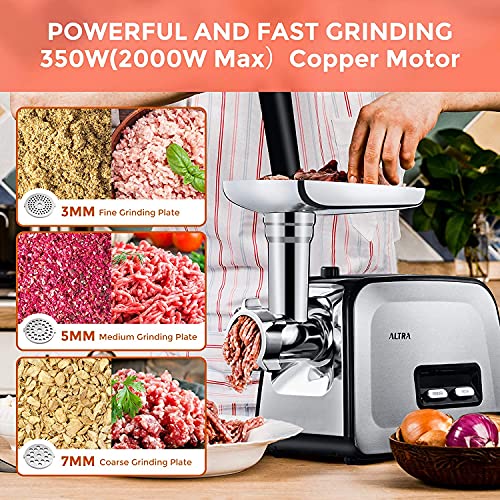 image for Altra Multifunction Electric Meat Grinder, 6-IN-1 Meat Mincer & Vegeta