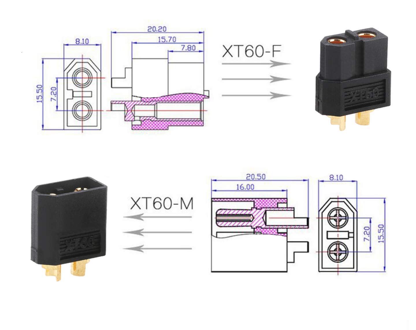 CQRobot 50 Paia/600 Pezzi JST SH SMT Passo 1,0 Mm 10-Spilli Prese E - Foto 3