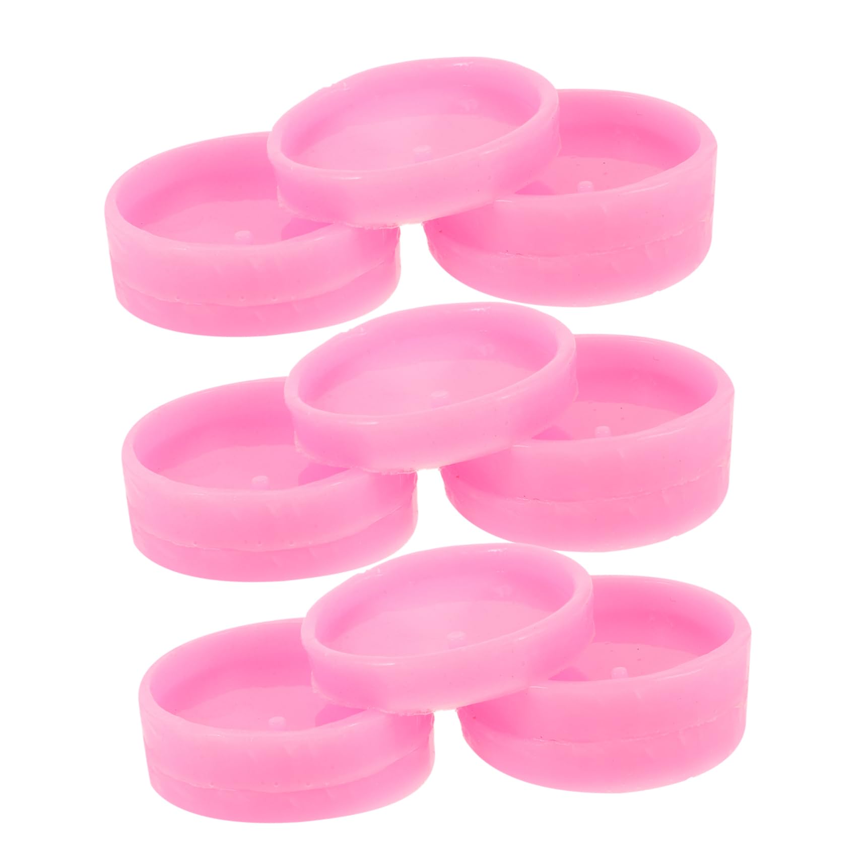 NUOBESTY 50pezzi Stampo Silicone Flessibile Per Ciondoli e Portachiavi Per Creazioni Diy Aromaterapia Utile e Pratico Per Amanti Artigianato