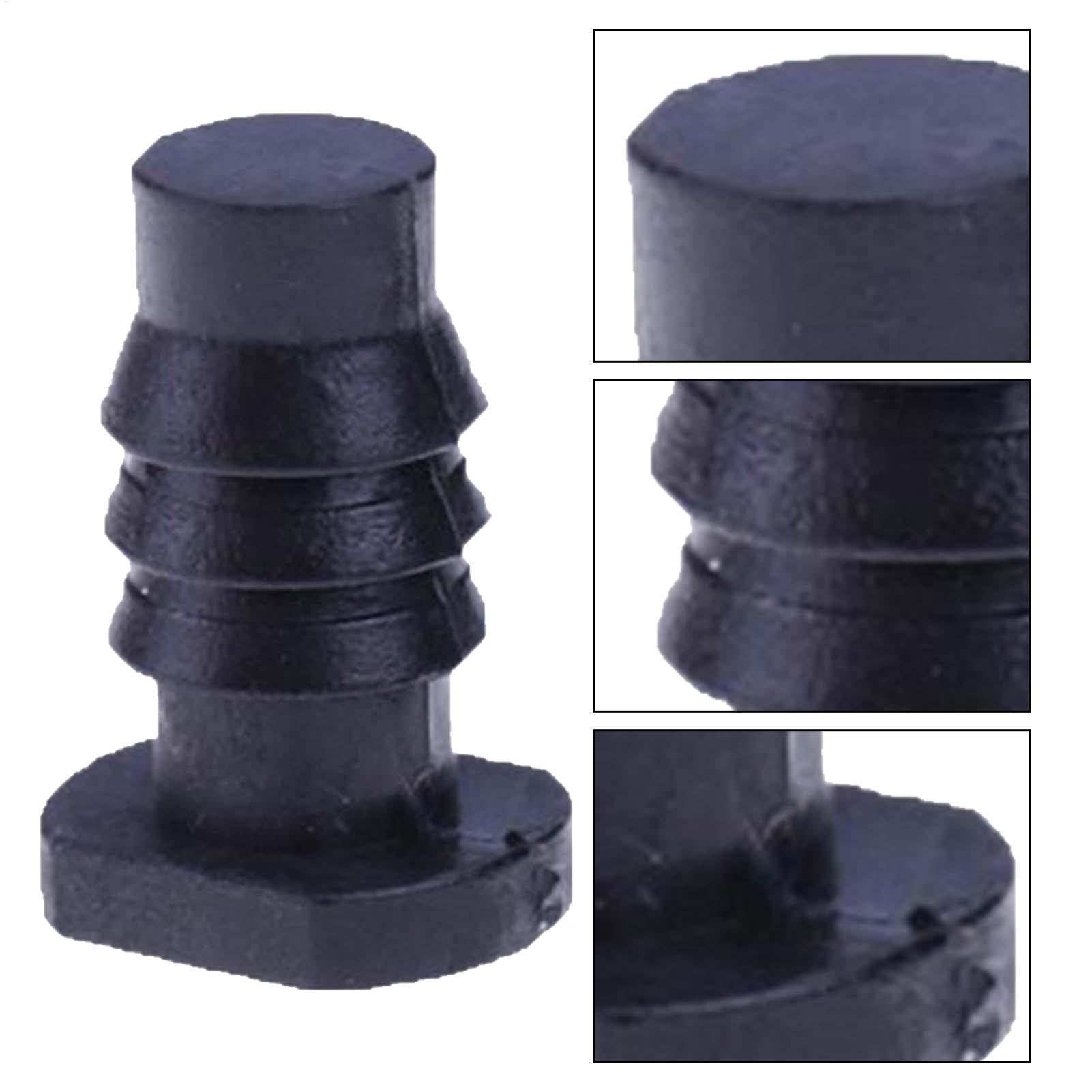 Generisch Gartenschlauch-Endstopfen, 10 Stück Schlauchendkappen für den Garten, einfache Installation, Tropfbewässerungszubehör, 8 mm Wasserrohrstopper für Rasen, Höfe, Gärten, Parks, Terrassen