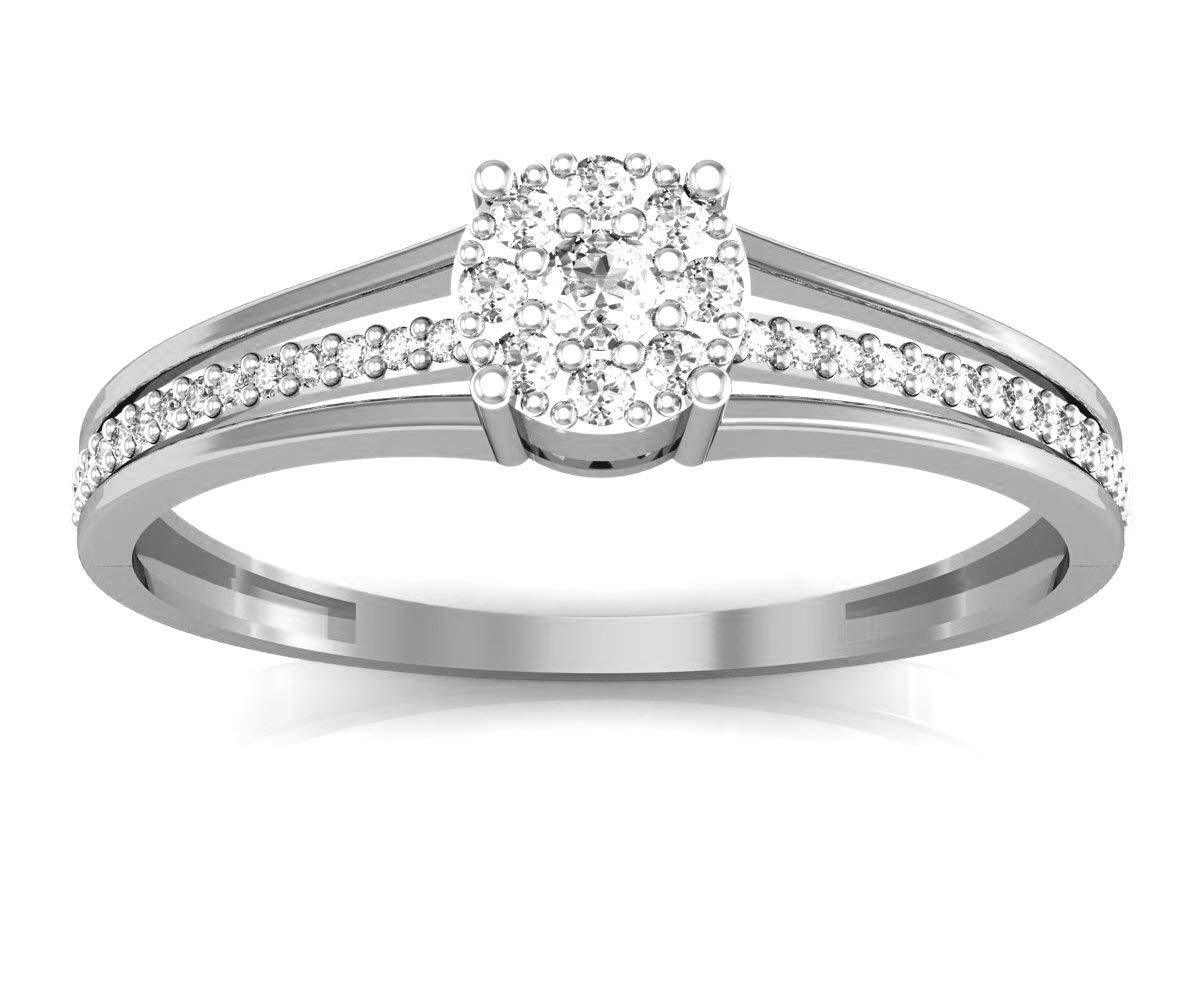 avsar 14k (585) White Gold Ring-picture-34