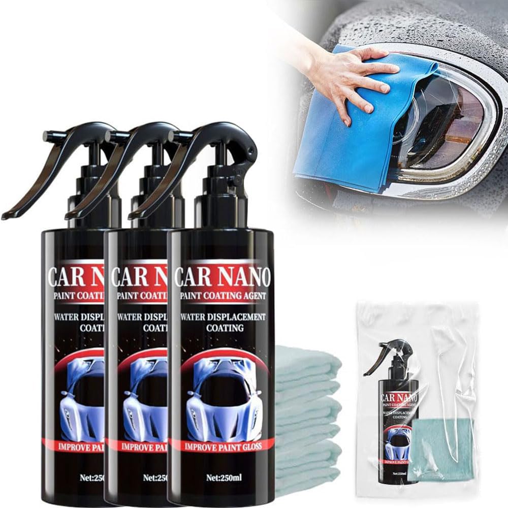 Nano Spray Protector Alto para Coche,Nano Spray para Coche,Spray de Revestimiento Cerámico,Revestimiento Cerámico para Vehículos (2 Pack) — view 8