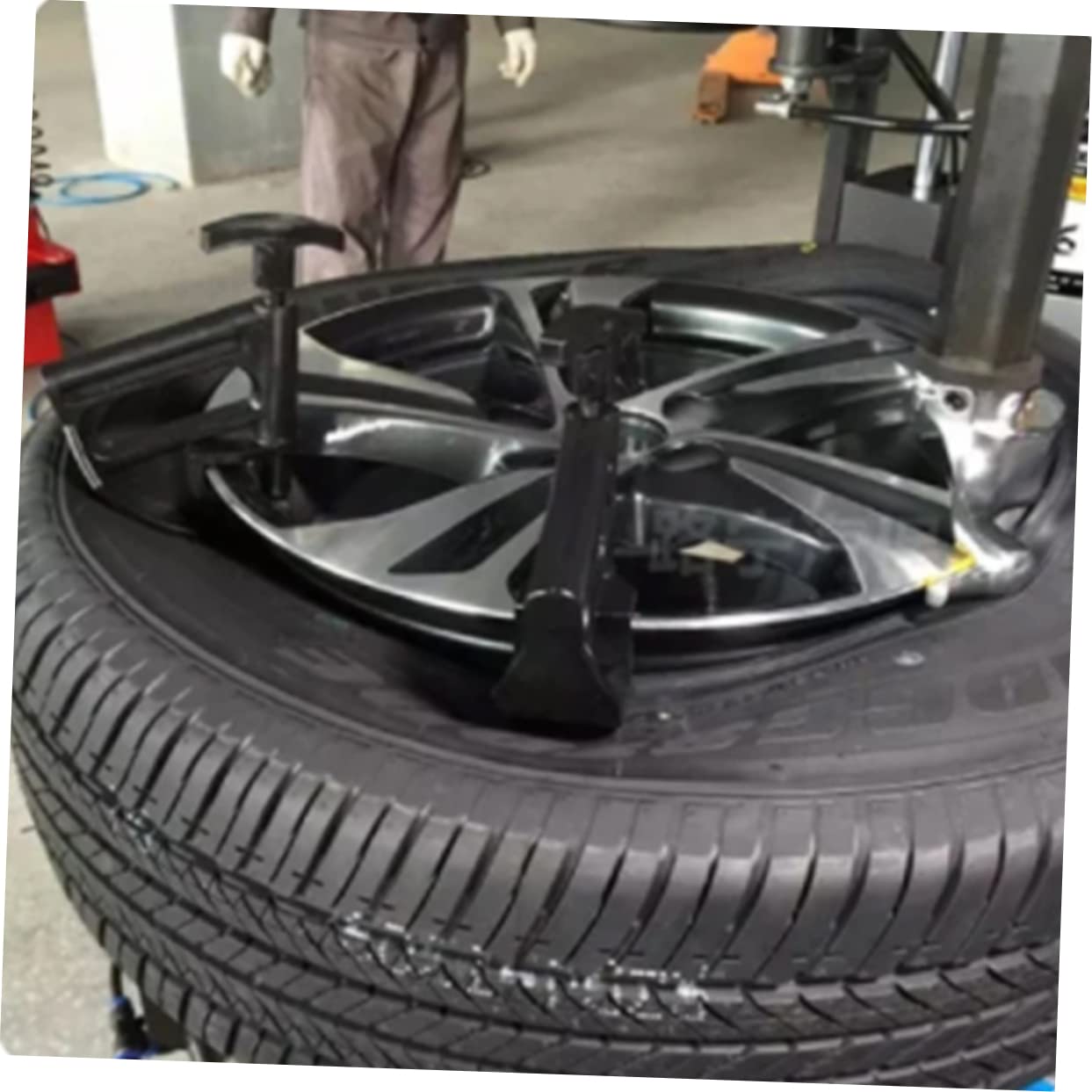 Reifenwechsler aus Kunststoff für Autoreifen, Schwarz
