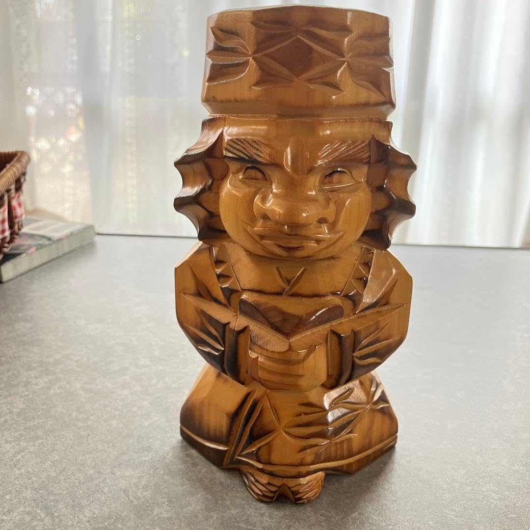 Amazon.co.jp: 北海道 アイヌ木彫り彫刻置き物 : ホーム＆キッチン