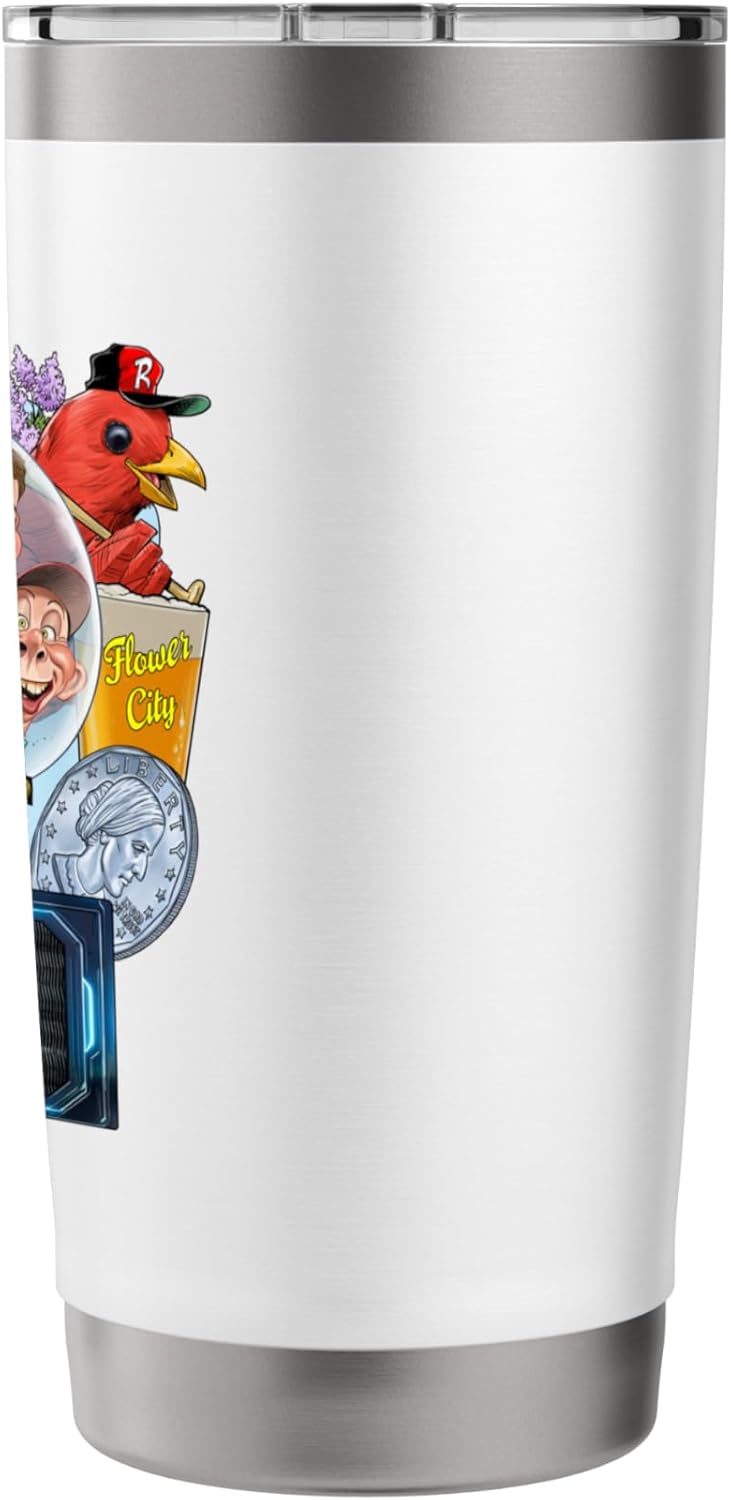 Jeff Dunham Rochester, NY (2025) Stainless Steel Insulated Tumbler - Image 2
