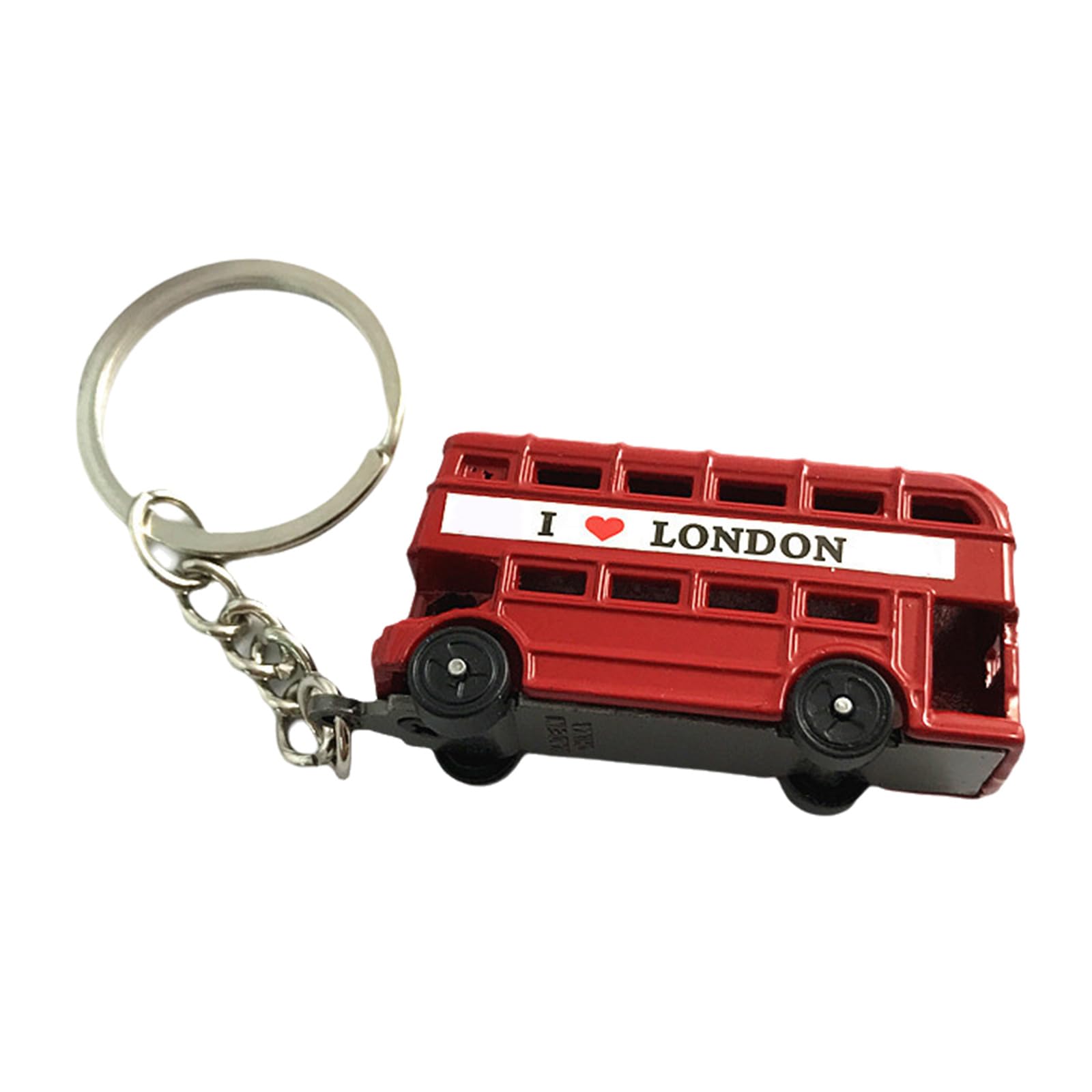 Maxtonser Britis Souvenir Collection Alloy Keychain British Symbols Ornament Stylish Bag Ornament Alloy Texture for Daily