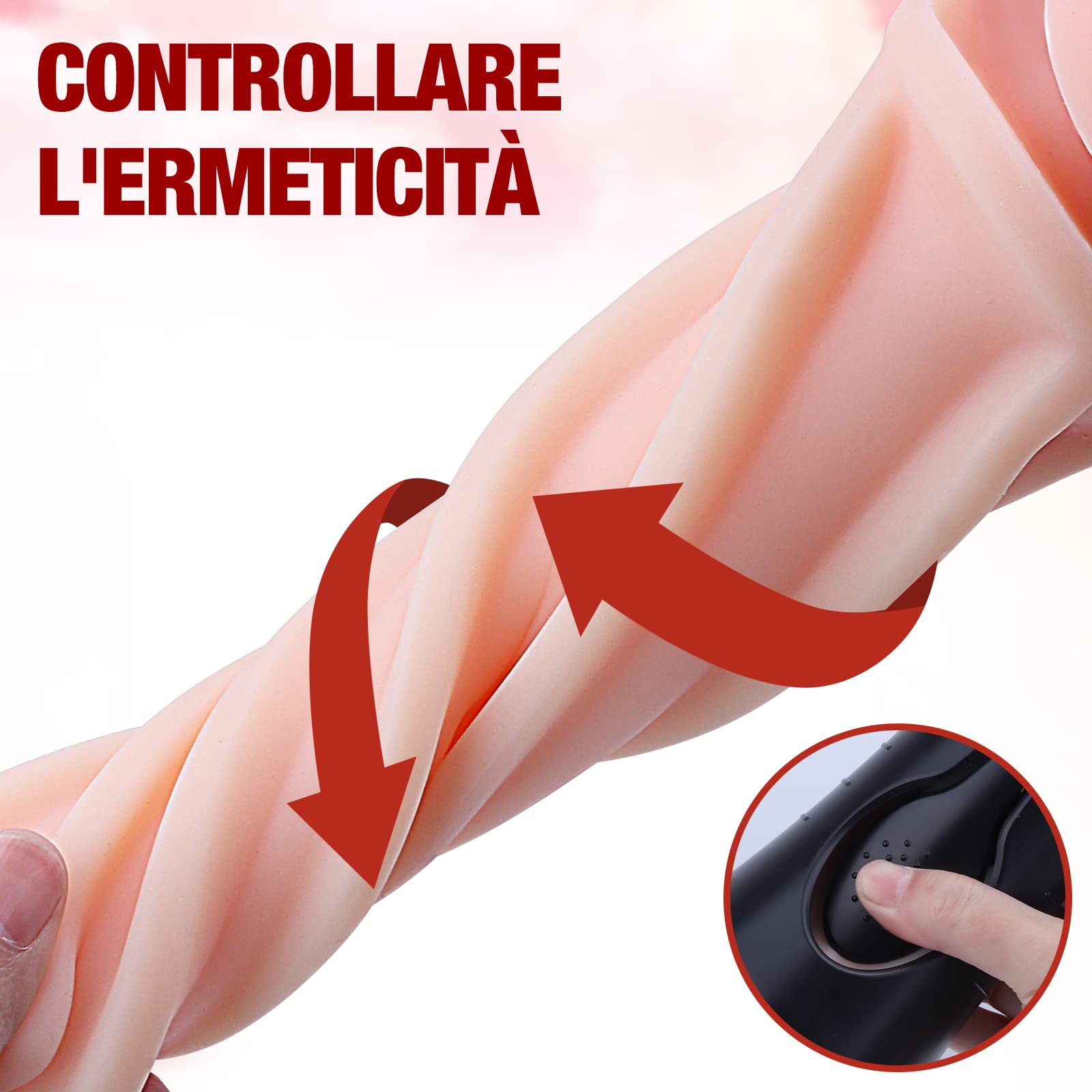 Banysin Masturbatore maschile con 10 Vibrazione Sex Toys per per Uomini, Automatico Realistico con Aspirazione, Uomo, Masturazione Black
