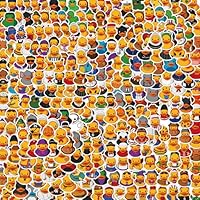200Pcs Rubber Duck Cute Kawaii Waterproof Stickers Pack | Animals Ducks Unlimited Cartoon Cool Deacls Graffiti Vinyl for Adults Water Bottle Skateboard Luggage Laptop Computer Phone